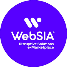 WebSIA circular purple logo with white W icon