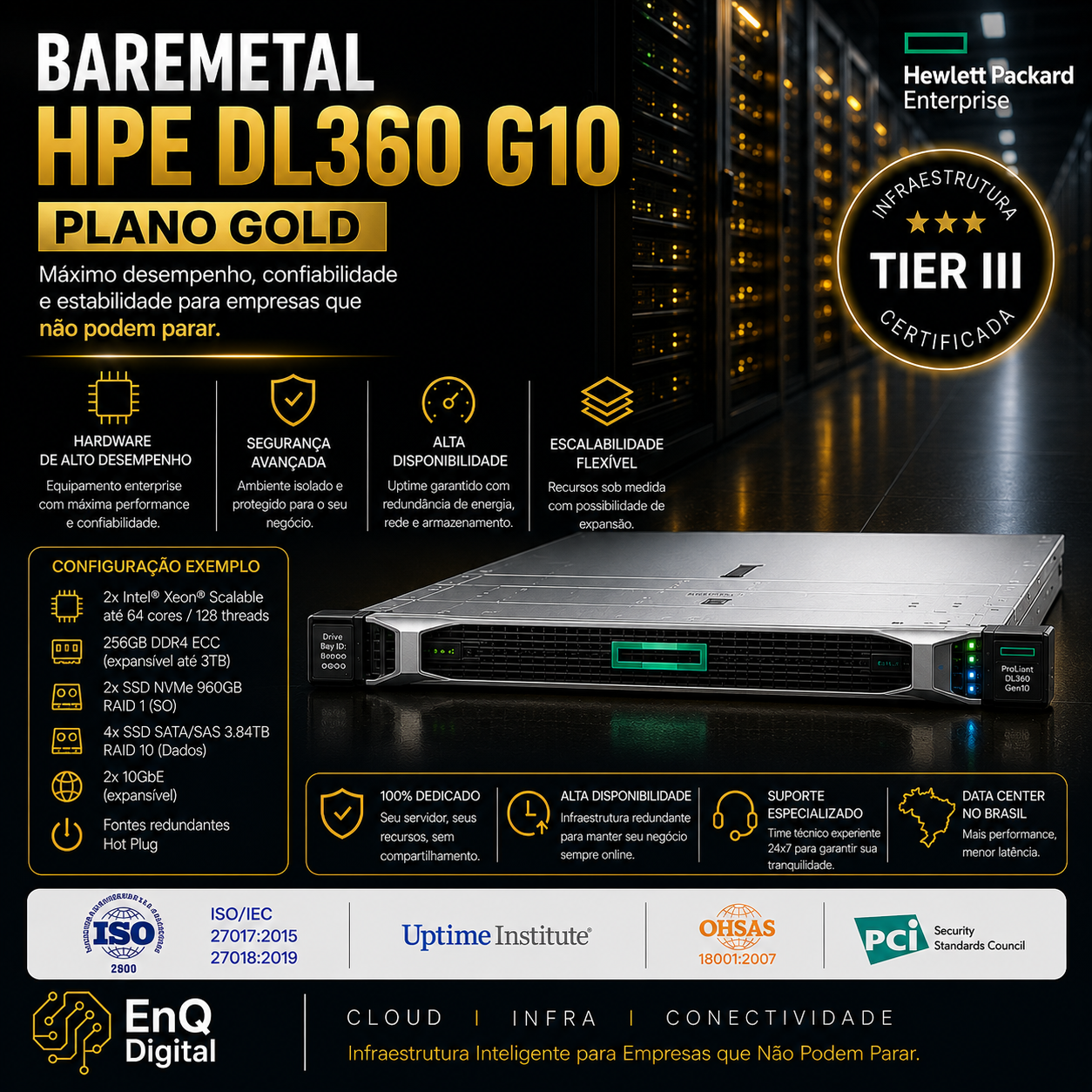Baremetal SP - C40.M256 - Gold